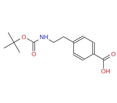 4-(2-Boc-氨基乙基)苯甲酸,4-(2-((tert-Butoxycarbonyl)amino)ethyl)benzoicacid