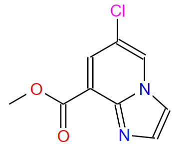 6-氯咪唑并[1,2-a]吡啶-8-甲酸甲酯,IMidazo[1,2-a]pyridine-8-carboxylicacid,6-chloro-,Methylester