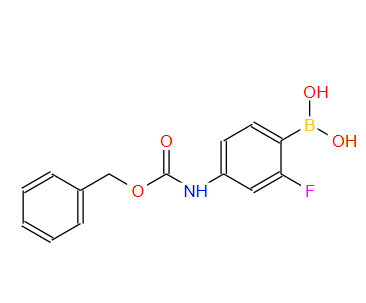 4-(苄氧羰基氨基)-2-氟苯硼酸,CarbaMicacid,(4-borono-3-fluorophenyl)-,C-(phenylMethyl)ester(9CI)