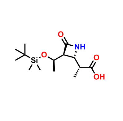 (3S,4S)-3-((S)-1-(叔丁基二甲基硅氧基)乙基)-4((S)-1-甲酰乙基)-2-氮杂环丁酮,(R)-2-((2S,3S)-3-((R)-1-((tert-Butyldimethylsilyl)oxy)ethyl)-4-oxoazetidin-2-yl)propanoic acid