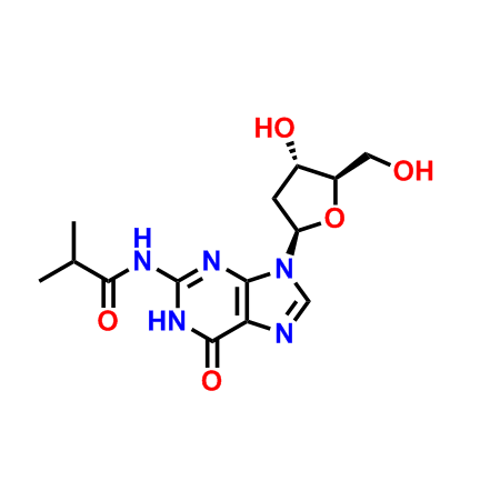 N2-异丁酰-2'-脱氧鸟甙,N-(9-((2R,4S,5R)-4-Hydroxy-5-(hydroxymethyl)tetrahydrofuran-2-yl)-6-oxo-6,9-dihydro-1H-purin-2-yl)isobutyramide