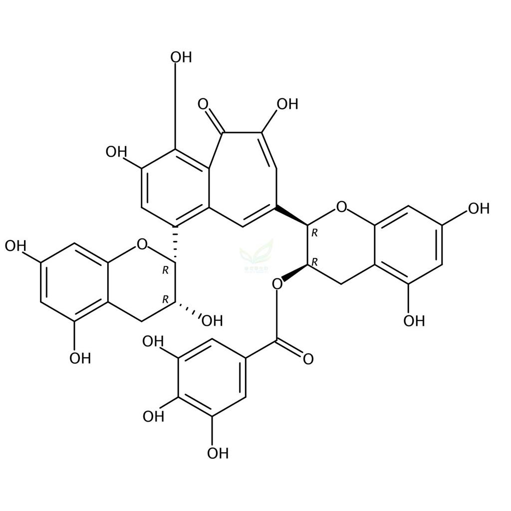 茶黄素-3-没食子酸酯,Theaflavin-3-Gallate