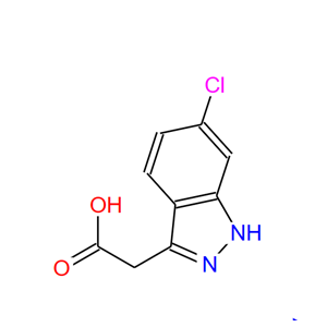 2-(6-氯-1H-吲唑-3-基)乙酸,(6-CHLORO-1H-INDAZOL-3-YL)-ACETIC ACID