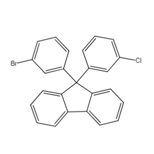 9-(3-溴苯基)-9-(3-氯苯基)-9H-芴,9-(3-Bromophenyl)-9-(3-chlorophenyl)-9H-fluorene