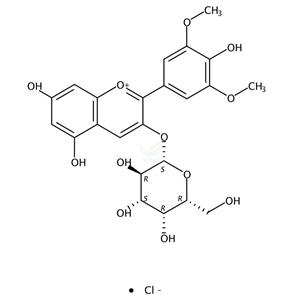 氯化锦葵色素-3-O-半乳糖苷,Malvidin-3-O-galactoside chloride