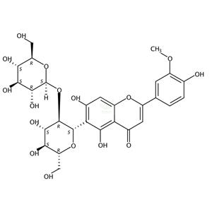 异金雀花素-2′′-O-吡喃葡萄糖苷,Isoscoparin-2′′-β-D-glucopyranoside
