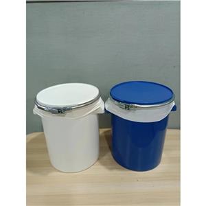 20L硅胶桶 20升直身塑料桶 0kg铁箍双耳硅胶直口桶