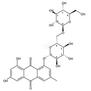 大黄素-1-O-β-龙胆二糖苷  849789-95-3
