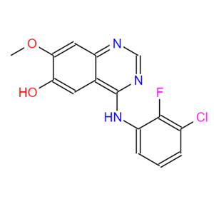 4-(3-氯-2-氟苯胺)-6-羟基-7-甲氧基喹唑啉