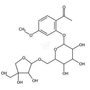 丹皮酚新苷  Apiopaeonoside 