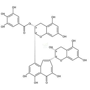 茶黄素-3′-没食子酸酯,Theaflavin-3′-Gallate