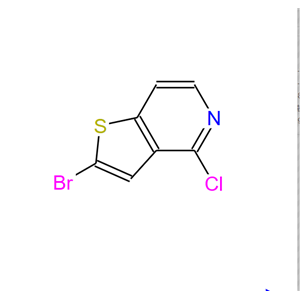 2-溴-4-氯噻吩并[3,2-C]吡啶,2-BROMO-4-CHLOROTHIENO[3,2-C]PYRIDINE