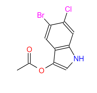 5-溴-6-氯-3-吲哚基乙酸酯,5-Bromo-6-chloro-1H-indol-3-yl acetate