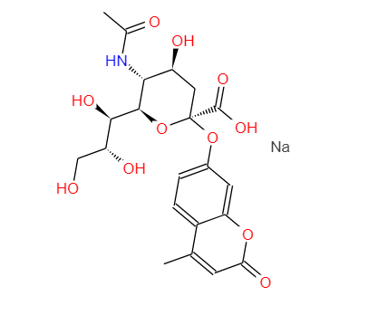 (4-甲基伞形酮)-N-乙酰基-α-D-神经氨酸钠盐,(4-Methylumbelliferyl)-N-acetyl-α-D-neuraminicacidsodiumsalt