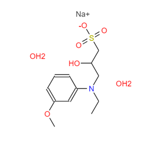 N-乙基-N-(2-羟基-3-磺丙基l)-3-甲氧基苯胺钠盐,N-Ethyl-N-(2-hydroxy-3-sulfopropyl)-3-methoxyaniline sodium salt dihydrate