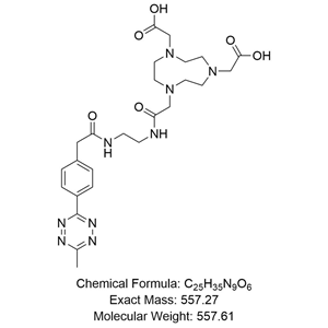 2,2'-(7-(2-((2-(2-(4-(6-methyl-1,2,4,5-tetrazin-3-yl)phenyl)acetamido)ethyl)amino)-2-oxoethyl)-1,4,7-triazonane-1,4-diyl)diacetic acid