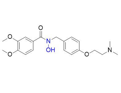 伊托必利杂质04,N-(4-(2-(dimethylamino)ethoxy)benzyl)-N-hydroxy-3,4-dimethoxybenzamide