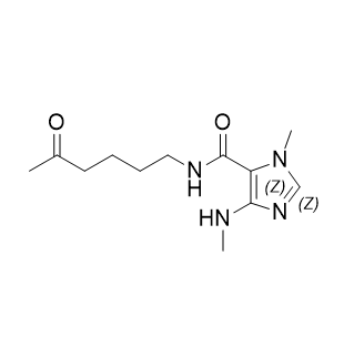 己酮可可碱杂质08,1-methyl-4-(methylamino)-N-(5-oxohexyl)-1H-imidazole-5-carboxamide