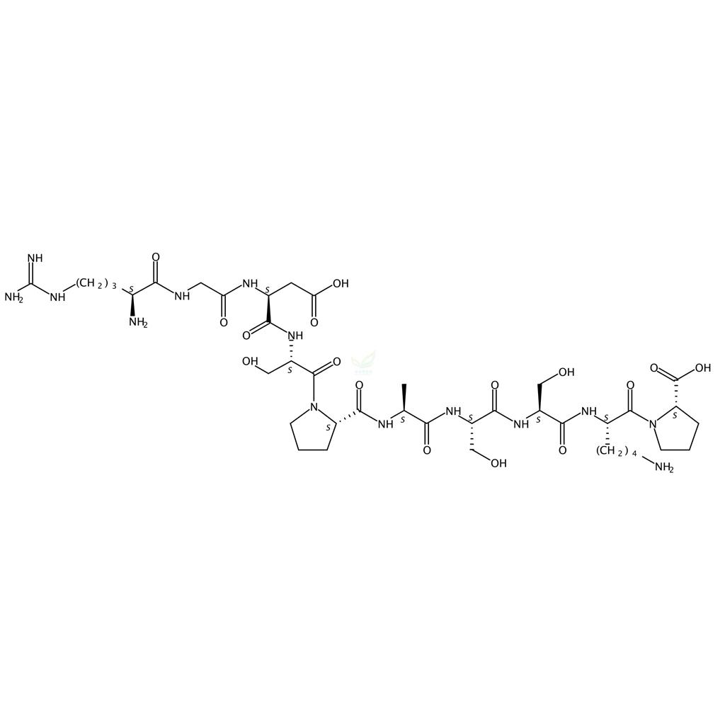 H-精氨酸-甘氨酸-天冬氨酸-丝氨酸-脯氨酸-丙氨酸-丝氨酸-丝氨酸-赖氨酸-脯氨酸-OH,RASG 1