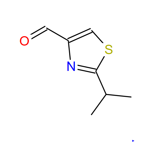 2-异丙基噻唑-4-甲醛,4-Thiazolecarboxaldehyde, 2-(1-methylethyl)- (9CI)