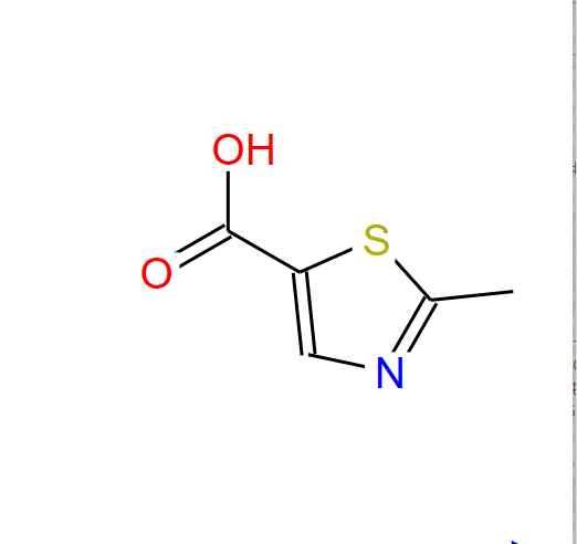 2-甲基噻唑-5-羧酸,2-methyl-1,3-thiazole-5-carboxylic acid