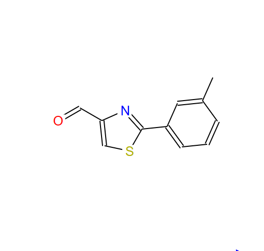 2-间甲苯-噻唑-4-甲醛,2-M-TOLYL-THIAZOLE-4-CARBALDEHYDE