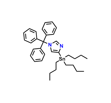 4-(三丁基锡烷基)-1-三苯甲基-1H-咪唑,4-(Tributylstannyl)-1-trityl-1H-imidazole