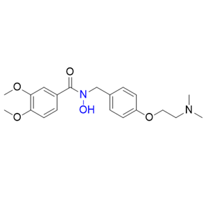 伊托必利杂质04,N-(4-(2-(dimethylamino)ethoxy)benzyl)-N-hydroxy-3,4-dimethoxybenzamide