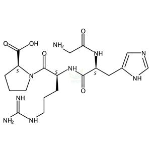 Glycyl-L-histidyl-L-arginyl-L-proline  67869-60-7