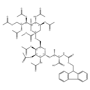 189561-77-1，Fmoc-Thr(Me,Ac4Neu5Acα2-6Ac2GalNAcα)-OH
