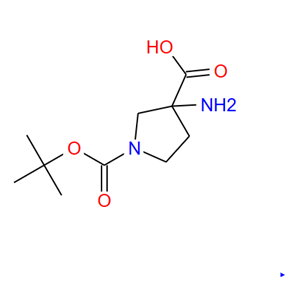 3-氨基-1-叔丁氧羰基吡咯烷-3-羧酸