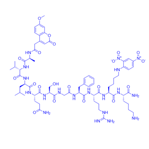 FRET底物多肽/932391-88-3/MCA-AVLQSGFR-Lys(Dnp)-Lys-NH2