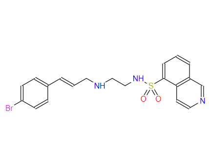N-[2-[P-溴苯丙烯盐基氨基]乙基]-5-异喹啉磺酰胺,N-[2-(p-Bromocinnamylamino)ethyl]-5-Isoquinoline Sulfonamide