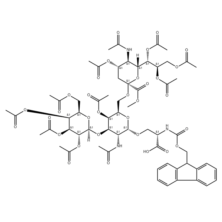 Fmoc-Ser((Ac4Galβ1-3)Me,Ac4Neu5Acα2-6AcGalNAcα)-OH