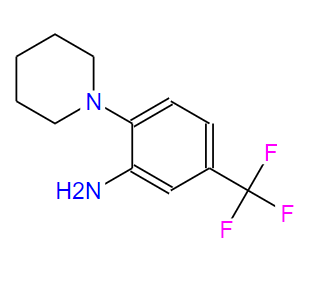 2-哌啶-1-基-5-(三氟甲基)苯胺,N-(2-AMINO-4-TRIFLUOROMETHYLPHENYL)PIPERIDINE