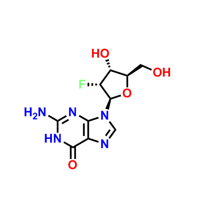 2'-脫氧-2'-氟鳥苷,2-Amino-9-((2R,3R,4R,5R)-3-fluoro-4-hydroxy-5-(hydroxymethyl)tetrahydrofuran-2-yl)-1,9-dihydro-6H-purin-6-one