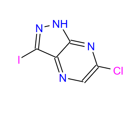 6-氯-3-碘-1H-吡唑并[3,4-B]吡嗪,6-chloro-3-iodo-1H-pyrazolo[3,4-b]pyrazine