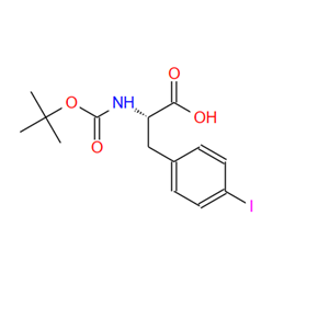  叔丁氧羰酰基-4-碘-D型苯丙氨酸