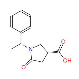 (1`R,3R)-1-(1`-苯基乙基)-5-氧代-3-吡咯羧酸