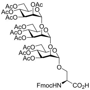 1427205-93-3，Fmoc-Ser(Ac4Manα1-2Ac3Manα1-2Ac3Manα)-OH