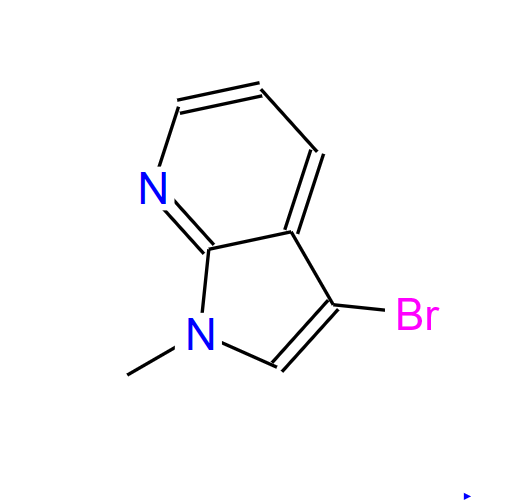 3-溴-1-甲基-1H-吡咯[2,3-B]吡啶,1-METHYL-3-BROMO-7-AZAINDOLE