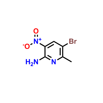 5-溴-6-甲基-3-硝基-2-吡啶胺,5-Bromo-6-methyl-3-nitropyridin-2-amine