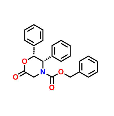 (2R,3S)-N-苄氧羰基-2,3-二苯基吗啉-6-酮,(2R,3S)-Benzyl 6-oxo-2,3-diphenylmorpholine-4-carboxylate