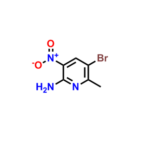 5-溴-6-甲基-3-硝基-2-吡啶胺,5-Bromo-6-methyl-3-nitropyridin-2-amine
