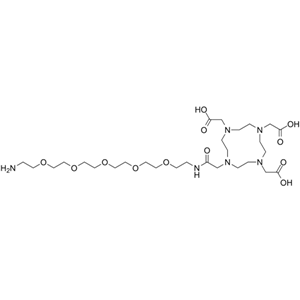 DOTA-PEG5-amine，DOTA-PEG5-NH2，DOTA-五聚乙二醇-氨基