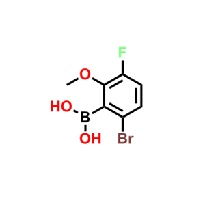 6-溴-3-氟-2-甲氧基苯硼酸