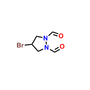 4-溴-1,2-二甲酰基吡唑烷  162887-23-2