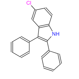 5-氯-2,3-二苯基-1H-吲哚,5-chloro-2,3-diphenyl-1H-indole