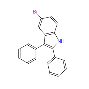 5-溴-2,3-二苯基吲哚