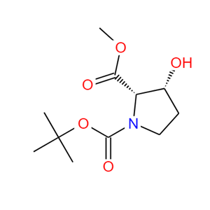 (2S,3R)-1-叔丁基 2-甲基 3-羟基吡咯烷-1,2-二羧酸酯
